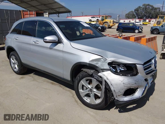 ✅ 2018 Mercedes-Benz GLC 300 • VIN: WDC0G4JBXJV093806 • Lot: 45460286. Listed on IAAI with 25,962 mi. Free auction sales archive from the USA and detailed vehicle history report at DreamBid. Image 1.