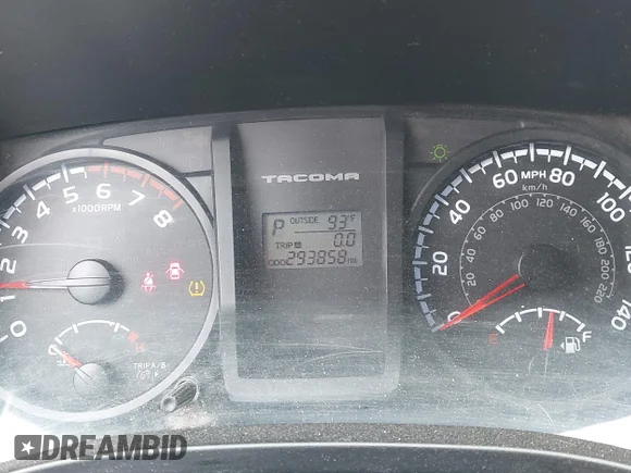 ✅ 2017 Toyota Tacoma SR5 • VIN: 5TFRX5GN1HX087282 • Lot: 45160895. Listed on IAAI with 293,858 mi. Free auction sales archive from the USA and detailed vehicle history report at DreamBid. Image 7.