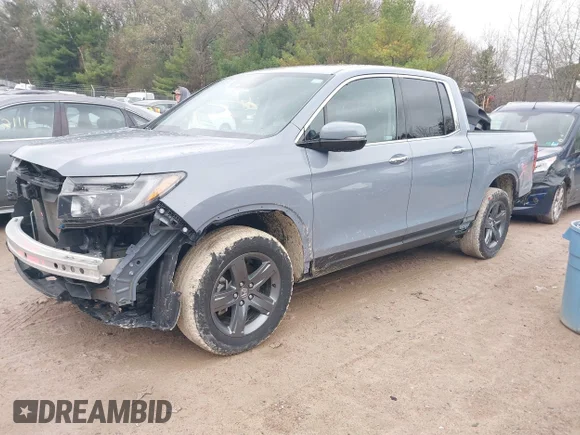✅ 2023 Honda Ridgeline RTL-E • VIN: 5FPYK3F71PB005231 • Лот: 42174496. Опубликован ранее на IAAI с пробегом 53 929 миль. Бесплатный доступ к архиву аукционных продаж из США и подробный отчёт об истории автомобиля на DreamBid. Изображение 2.