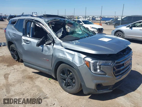 ✅ 2024 GMC Terrain AT4 • VIN: 3GKALYEG5RL163179 • Lot: 45251574. Wystawiony na IAAI z przebiegiem 144 824 mil. Bezpłatny archiwum sprzedaży aukcyjnych z USA i szczegółowy raport historii pojazdu na DreamBid. Zdjęcie 1.