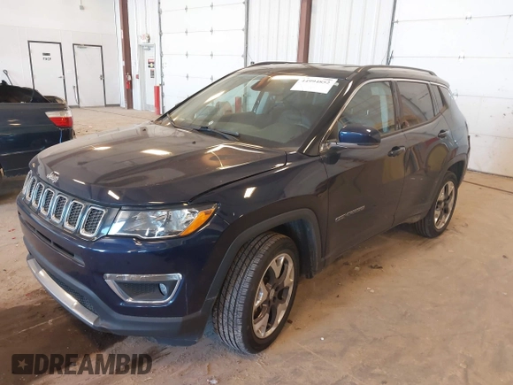 ✅ 2019 Jeep Compass Limited • VIN: 3C4NJDCB2KT666273 • Лот: 44994852. Опубликован ранее на IAAI с пробегом 70 574 миль. Бесплатный доступ к архиву аукционных продаж из США и подробный отчёт об истории автомобиля на DreamBid. Изображение 2.