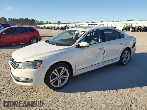 ✅ 2013 Volkswagen Passat SE • VIN: 1VWBN7A30DC029740 • Lot: 88406285. Listed on Copart with 86,617 mi. Free auction sales archive from the USA and detailed vehicle history report at DreamBid. Image 1.