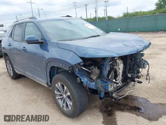 ✅ 2025 Chevrolet Equinox FWD LT • VIN: 3GNAXHEG0SL263185 • Lot: 44940623. Listed on IAAI with 24,433 mi. Free auction sales archive from the USA and detailed vehicle history report at DreamBid. Image 1.