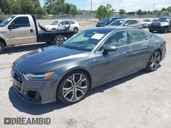 ✅ 2019 Audi A7 Prestige • VIN: WAUV2BF23KN090784 • Lot: 45405039. Wystawiony na IAAI z przebiegiem 102 048 mil. Bezpłatny archiwum sprzedaży aukcyjnych z USA i szczegółowy raport historii pojazdu na DreamBid. Zdjęcie 2.