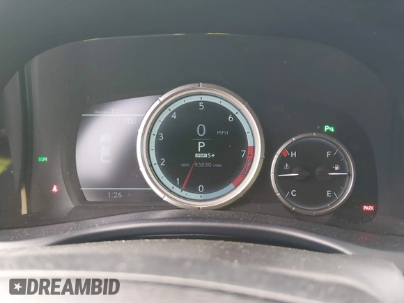 ✅ 2017 Lexus GS 350 F Sport • VIN: JTHCZ1BL8HA006827 • Lot: 44911076. Listed on IAAI with 93,030 mi. Free auction sales archive from the USA and detailed vehicle history report at DreamBid. Image 7.