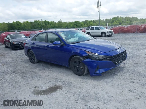 ✅ 2023 Hyundai Elantra Blue • VIN: KMHLM4AJ8PU055794 • Lot: 45045794. Wystawiony na IAAI z przebiegiem 80 563 mil. Bezpłatny archiwum sprzedaży aukcyjnych z USA i szczegółowy raport historii pojazdu na DreamBid. Zdjęcie 1.