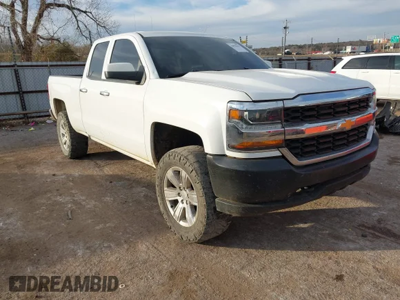 ✅ 2019 Chevrolet Silverado 1500 Work Truck • VIN: 2GCVKNEC4K1204131 • Lot: 44018313. Listed on IAAI with 114,154 mi. Free auction sales archive from the USA and detailed vehicle history report at DreamBid. Image 1.