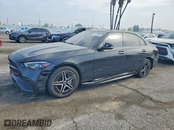 ✅ 2025 Mercedes-Benz C 300 • VIN: W1KAF4GB7SR280585 • Лот: 46760066. Опубликован ранее на Copart с пробегом 8 365 миль. Бесплатный доступ к архиву аукционных продаж из США и подробный отчёт об истории автомобиля на DreamBid. Изображение 1.