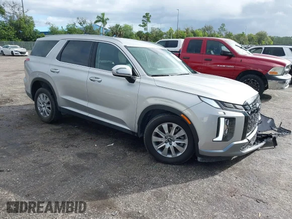 ✅ 2025 Hyundai Palisade SEL • VIN: KM8R24GE3SU879317 • Lot: 43540057. Wystawiony na IAAI z przebiegiem 9 597 mil. Bezpłatny archiwum sprzedaży aukcyjnych z USA i szczegółowy raport historii pojazdu na DreamBid. Zdjęcie 1.