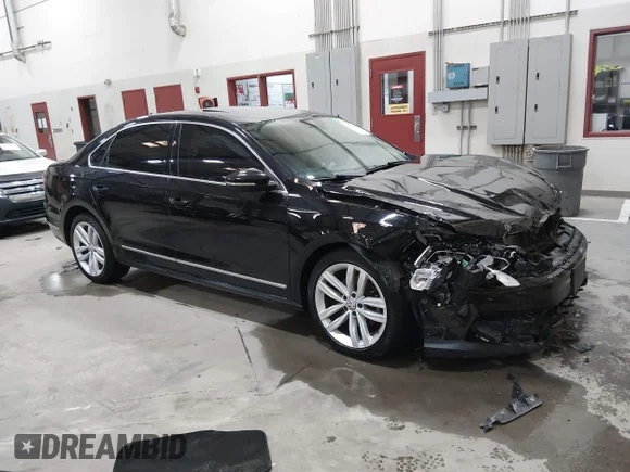 ✅ 2018 Volkswagen Passat SEL Premium • VIN: 1VWCA7A37JC010615 • Lot: 44850448. Listed on IAAI with 110,695 mi. Free auction sales archive from the USA and detailed vehicle history report at DreamBid. Image 1.