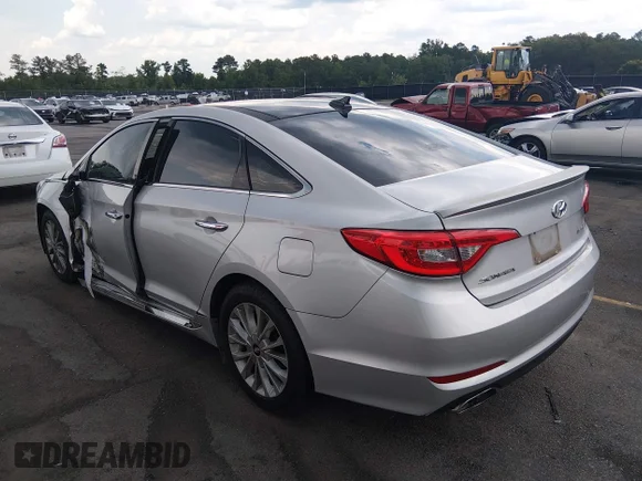 ✅ 2015 Hyundai Sonata Limited • VIN: 5NPE34AF4FH048409 • Lot: 45187303. Wystawiony na IAAI z przebiegiem 105 836 mil. Bezpłatny archiwum sprzedaży aukcyjnych z USA i szczegółowy raport historii pojazdu na DreamBid. Zdjęcie 3.
