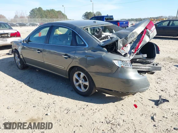 ✅ 2007 Hyundai Azera GLS • VIN: KMHFC46D07A241348 • Lot: 43569687. Wystawiony na IAAI z przebiegiem Nie podano. Bezpłatny archiwum sprzedaży aukcyjnych z USA i szczegółowy raport historii pojazdu na DreamBid. Zdjęcie 3.