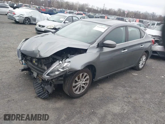 ✅ 2019 Nissan Sentra S • VIN: 3N1AB7AP1KY445250 • Lot: 44634995. Wystawiony na IAAI z przebiegiem 75 873 mil. Bezpłatny archiwum sprzedaży aukcyjnych z USA i szczegółowy raport historii pojazdu na DreamBid. Zdjęcie 2.