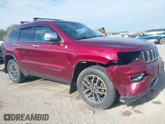 ✅ 2019 Jeep Grand Cherokee Limited • VIN: 1C4RJFBGXKC608336 • Lot: 45052433. Wystawiony na IAAI z przebiegiem 127 803 mil. Bezpłatny archiwum sprzedaży aukcyjnych z USA i szczegółowy raport historii pojazdu na DreamBid. Zdjęcie 1.