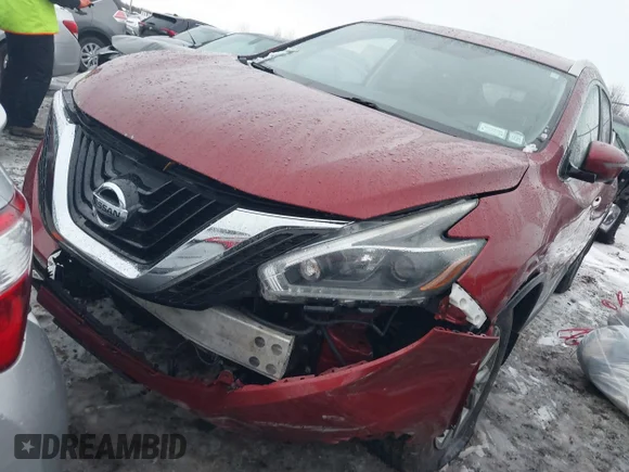 ✅ 2018 Nissan Murano SL • VIN: 5N1AZ2MH3JN126052 • Lot: 43950853. Wystawiony na IAAI z przebiegiem 117 112 mil. Bezpłatny archiwum sprzedaży aukcyjnych z USA i szczegółowy raport historii pojazdu na DreamBid. Zdjęcie 6.
