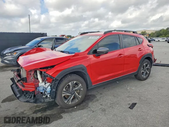 ✅ 2024 Subaru Crosstrek Premium • VIN: JF2GUADC8RH203442 • Lot: 54818556. Wystawiony na Copart z przebiegiem 54 396 mil. Bezpłatny archiwum sprzedaży aukcyjnych z USA i szczegółowy raport historii pojazdu na DreamBid. Zdjęcie 1.