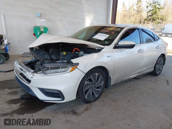 ✅ 2019 Honda Insight Touring • VIN: 19XZE4F99KE034244 • Lot: 44383508. Wystawiony na IAAI z przebiegiem 123 378 mil. Bezpłatny archiwum sprzedaży aukcyjnych z USA i szczegółowy raport historii pojazdu na DreamBid. Zdjęcie 2.