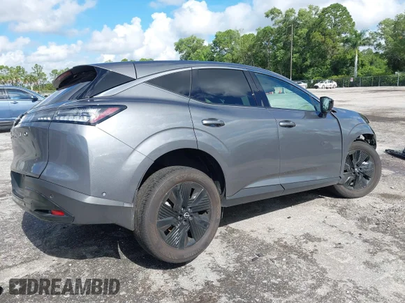 ✅ 2025 Nissan Murano SV • VIN: 5N1AZ3BJ2SC123765 • Lot: 42958287. Wystawiony na IAAI z przebiegiem 3 667 mil. Bezpłatny archiwum sprzedaży aukcyjnych z USA i szczegółowy raport historii pojazdu na DreamBid. Zdjęcie 4.