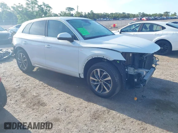 ✅ 2025 Audi Q5 S line Premium Plus • VIN: WA1EAAFY3S2012537 • Lot: 44849214. Listed on IAAI with 20,150 mi. Free auction sales archive from the USA and detailed vehicle history report at DreamBid. Image 1.
