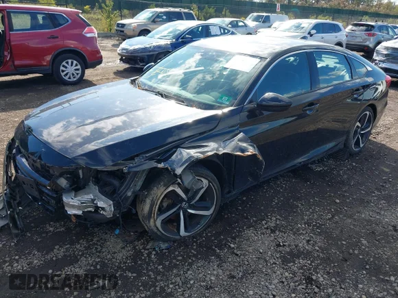 ✅ 2018 Honda Accord Sport • VIN: 1HGCV1F37JA000399 • Lot: 43489144. Wystawiony na IAAI z przebiegiem 129 113 mil. Bezpłatny archiwum sprzedaży aukcyjnych z USA i szczegółowy raport historii pojazdu na DreamBid. Zdjęcie 2.