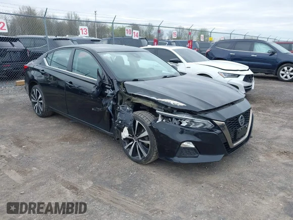 ✅ 2021 Nissan Altima SR • VIN: 1N4BL4CWXMN386786 • Lot: 44887366. Listed on IAAI with 91,417 mi. Free auction sales archive from the USA and detailed vehicle history report at DreamBid. Image 1.
