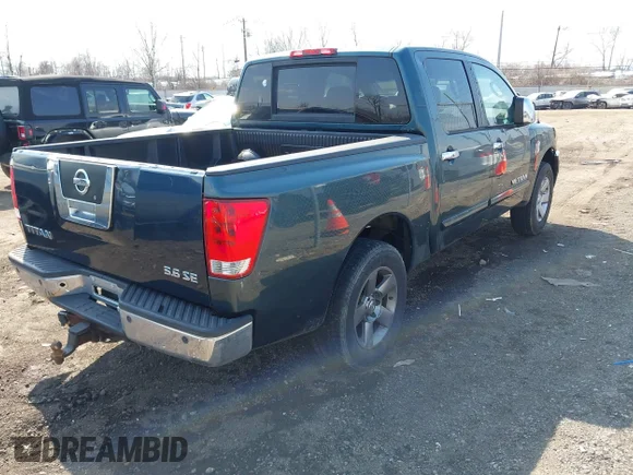 ✅ 2005 Nissan Titan XE • VIN: 1N6AA07A25N500345 • Lot: 41792817. Wystawiony na IAAI z przebiegiem 215 565 mil. Bezpłatny archiwum sprzedaży aukcyjnych z USA i szczegółowy raport historii pojazdu na DreamBid. Zdjęcie 4.
