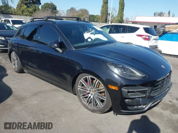 ✅ 2017 Porsche Macan Turbo • VIN: WP1AF2A53HLB60214 • Лот: 41389639. Опубликован ранее на IAAI с пробегом 45 890 миль. Бесплатный доступ к архиву аукционных продаж из США и подробный отчёт об истории автомобиля на DreamBid. Изображение 1.