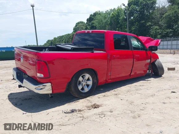 ✅ 2021 Ram 1500 SLT • VIN: 1C6RR6LG9MS539341 • Lot: 45384746. Listed on IAAI with Not provided. Free auction sales archive from the USA and detailed vehicle history report at DreamBid. Image 4.