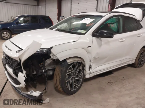 ✅ 2023 Hyundai Kona N Line • VIN: KM8K3CA30PU013002 • Lot: 44792151. Wystawiony na IAAI z przebiegiem 32 986 mil. Bezpłatny archiwum sprzedaży aukcyjnych z USA i szczegółowy raport historii pojazdu na DreamBid. Zdjęcie 6.