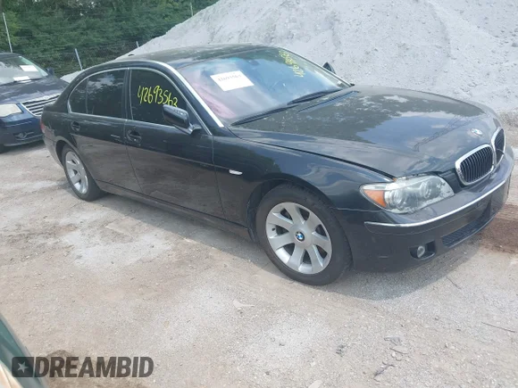 ✅ 2006 BMW 7 Series 750Li • VIN: WBAHN83596DT25304 • Лот: 42693563. Опубликован ранее на IAAI с пробегом 144 269 миль. Бесплатный доступ к архиву аукционных продаж из США и подробный отчёт об истории автомобиля на DreamBid. Изображение 1.