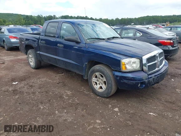 ✅ 2006 Dodge Dakota SLT • VIN: 1D7HE48N26S703484 • Lot: 42974866. Listed on IAAI with 253,328 mi. Free auction sales archive from the USA and detailed vehicle history report at DreamBid. Image 1.