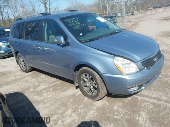 ✅ 2014 Kia Sedona EX • VIN: KNDMH4C73E6550050 • Lot: 44606289. Wystawiony na IAAI z przebiegiem 177 699 mil. Bezpłatny archiwum sprzedaży aukcyjnych z USA i szczegółowy raport historii pojazdu na DreamBid. Zdjęcie 1.