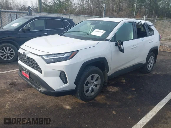 ✅ 2023 Toyota RAV4 LE • VIN: 2T3H1RFV1PW288592 • Lot: 44334759. Listed on IAAI with 52,541 mi. Free auction sales archive from the USA and detailed vehicle history report at DreamBid. Image 2.
