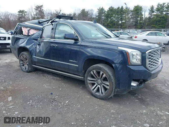✅ 2020 GMC Yukon XL Denali • VIN: 1GKS2HKJ3LR177072 • Lot: 41879461. Listed on IAAI with 102,971 mi. Free auction sales archive from the USA and detailed vehicle history report at DreamBid. Image 1.