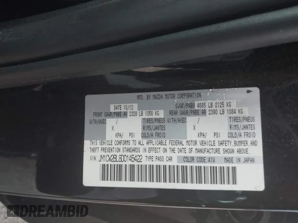 ✅ 2013 Mazda 5 Sport • VIN: JM1CW2BL8D0145422 • Лот: 42823178. Опубліковано раніше на IAAI з пробігом 161 899 миль. Безкоштовний доступ до архіву аукціонних продажів зі США та докладний звіт про історію автомобіля на DreamBid. Зображення 9.