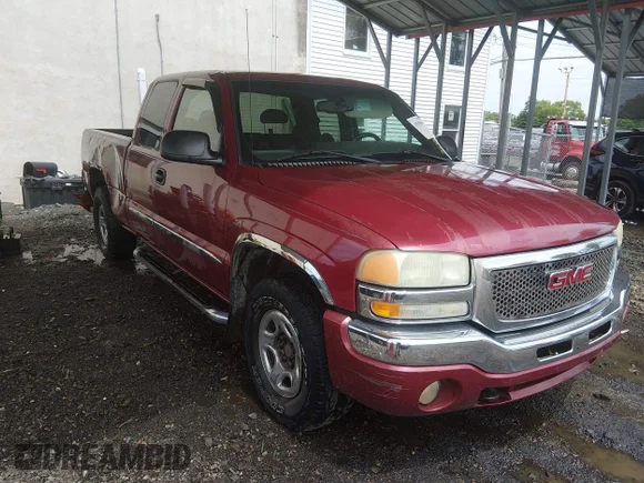 ✅ 2004 GMC Sierra 1500 SLT • VIN: 2GTEK19TX41127187 • Lot: 45193649. Wystawiony na IAAI z przebiegiem 150 862 mil. Bezpłatny archiwum sprzedaży aukcyjnych z USA i szczegółowy raport historii pojazdu na DreamBid. Zdjęcie 1.