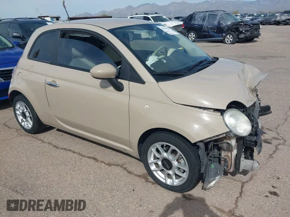 ✅ 2012 FIAT 500 Pop • VIN: 3C3CFFAR4CT112632 • Lot: 44344748. Wystawiony na IAAI z przebiegiem 94 765 mil. Bezpłatny archiwum sprzedaży aukcyjnych z USA i szczegółowy raport historii pojazdu na DreamBid. Zdjęcie 1.