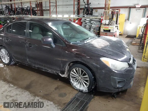 ✅ 2013 Subaru Impreza Premium • VIN: JF1GJAD65DG025141 • Lot: 44276045. Listed on IAAI with 136,970 mi. Free auction sales archive from the USA and detailed vehicle history report at DreamBid. Image 1.
