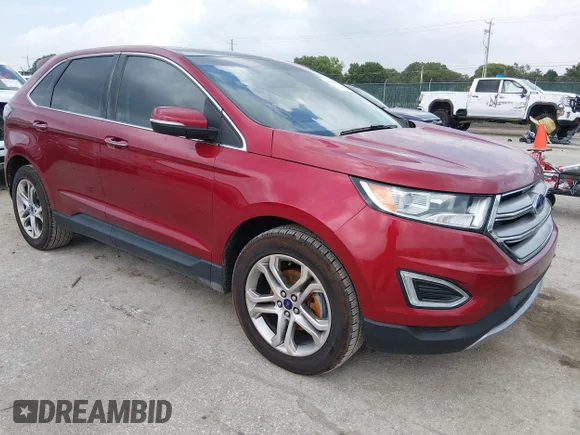 ✅ 2016 Ford Edge Titanium • VIN: 2FMPK3K98GBB88731 • Lot: 45160425. Wystawiony na IAAI z przebiegiem 107 698 mil. Bezpłatny archiwum sprzedaży aukcyjnych z USA i szczegółowy raport historii pojazdu na DreamBid. Zdjęcie 1.