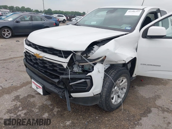 ✅ 2021 Chevrolet Colorado 2WD LT • VIN: 1GCHSCEA7M1286915 • Lot: 42286353. Wystawiony na IAAI z przebiegiem 44 699 mil. Bezpłatny archiwum sprzedaży aukcyjnych z USA i szczegółowy raport historii pojazdu na DreamBid. Zdjęcie 6.