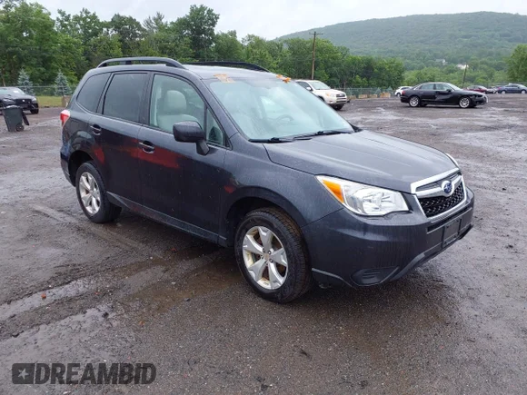 ✅ 2015 Subaru Forester Premium • VIN: JF2SJADC0FH582189 • Lot: 45403889. Wystawiony na IAAI z przebiegiem 158 764 mil. Bezpłatny archiwum sprzedaży aukcyjnych z USA i szczegółowy raport historii pojazdu na DreamBid. Zdjęcie 1.
