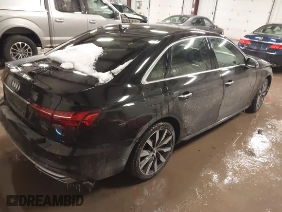 ✅ 2021 Audi A4 Premium • VIN: WAUABAF44MA014009 • Lot: 44370505. Listed on IAAI with 42,603 mi. Free auction sales archive from the USA and detailed vehicle history report at DreamBid. Image 4.