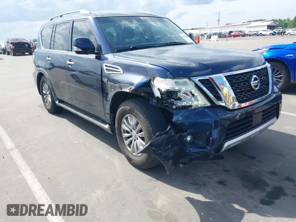 ✅ 2017 Nissan Armada SV • VIN: JN8AY2ND0H9008485 • Lot: 45219914. Listed on IAAI with 145,163 mi. Free auction sales archive from the USA and detailed vehicle history report at DreamBid. Image 1.
