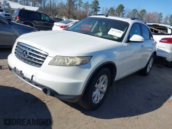 ✅ 2006 Infiniti FX • VIN: JNRAS08U26X104477 • Lot: 41772254. Wystawiony na IAAI z przebiegiem 250 228 mil. Bezpłatny archiwum sprzedaży aukcyjnych z USA i szczegółowy raport historii pojazdu na DreamBid. Zdjęcie 2.