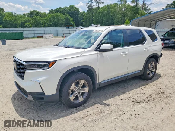 ✅ 2025 Honda Pilot EX-L • VIN: 5FNYG2H42SB041557 • Лот: 53058226. Опубликован ранее на Copart с пробегом 2 547 миль. Бесплатный доступ к архиву аукционных продаж из США и подробный отчёт об истории автомобиля на DreamBid. Изображение 1.