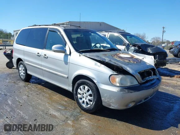 ✅ 2005 Kia Sedona LX • VIN: KNDUP131456627909 • Lot: 41771442. Wystawiony na IAAI z przebiegiem Nie podano. Bezpłatny archiwum sprzedaży aukcyjnych z USA i szczegółowy raport historii pojazdu na DreamBid. Zdjęcie 1.