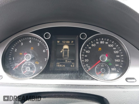 ✅ 2012 Volkswagen CC Sport • VIN: WVWMP7AN3CE502623 • Lot: 45151270. Wystawiony na IAAI z przebiegiem 184 526 mil. Bezpłatny archiwum sprzedaży aukcyjnych z USA i szczegółowy raport historii pojazdu na DreamBid. Zdjęcie 7.
