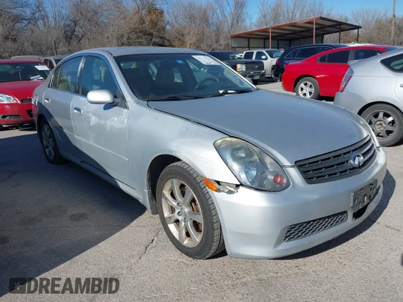 ✅ 2006 Infiniti G35 • VIN: JNKCV51F66M605218 • Lot: 41410724. Wystawiony na IAAI z przebiegiem 209 207 mil. Bezpłatny archiwum sprzedaży aukcyjnych z USA i szczegółowy raport historii pojazdu na DreamBid. Zdjęcie 1.