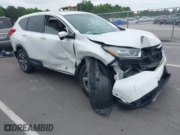 ✅ 2019 Honda CR-V EX • VIN: JHLRW2H52KX020524 • Lot: 45086761. Listed on IAAI with 109,440 mi. Free auction sales archive from the USA and detailed vehicle history report at DreamBid. Image 1.