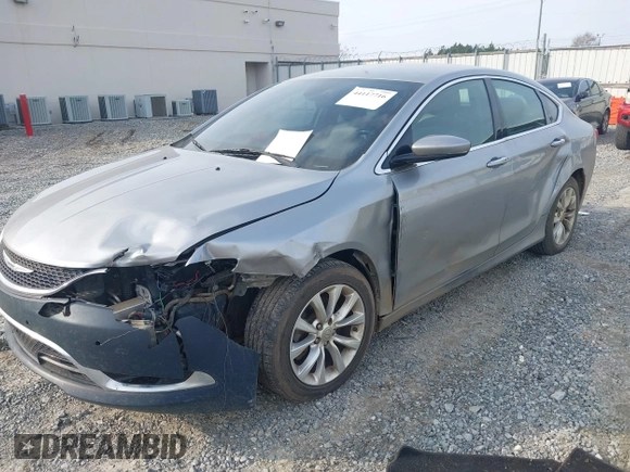 ✅ 2015 Chrysler 200 C • VIN: 1C3CCCCB5FN708232 • Lot: 44117716. Listed on IAAI with 167,750 mi. Free auction sales archive from the USA and detailed vehicle history report at DreamBid. Image 2.